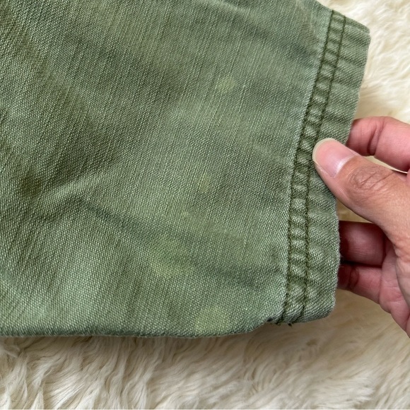 Madewell Claremont Drawstring Jacket Button Up Military Workwear Palm Tree XL - Picture 14 of 15